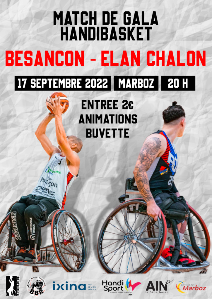 Affiche Match Handi 17 Septembre 2022