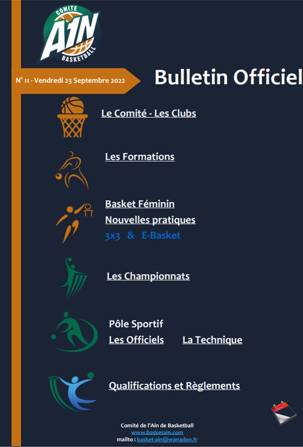 Bulletin officiel du 22 septembre 2022