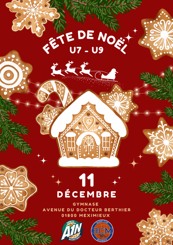 Affiche Noël Mini Basket