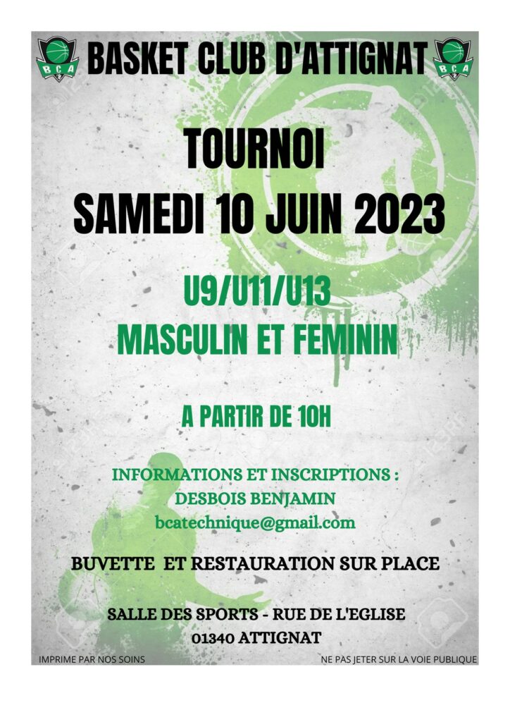 Tournoi 10 Juin