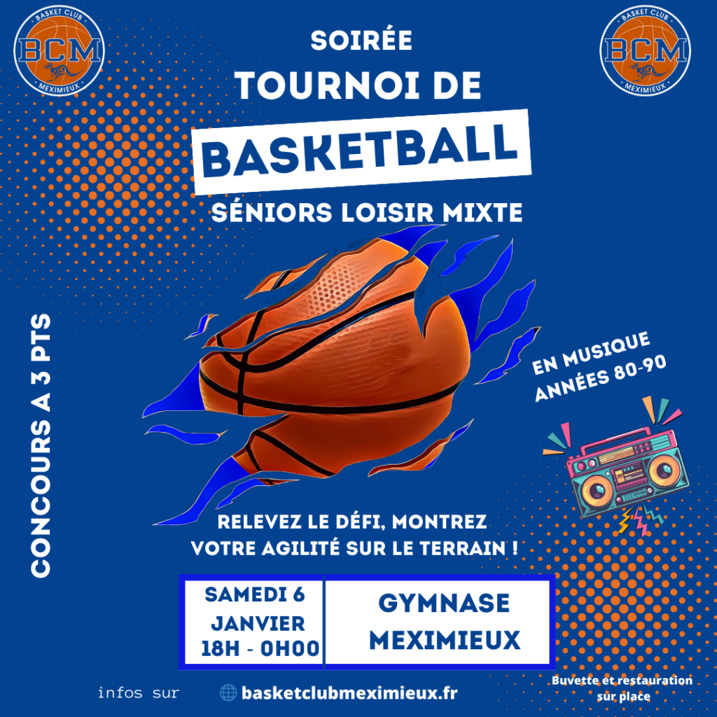 Affiche Tournoi Loisir Reseaux Bcm