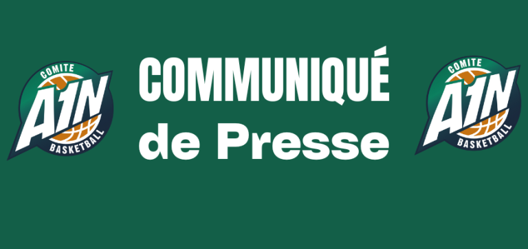 Communiqué Officiel du Comité de l’Ain
