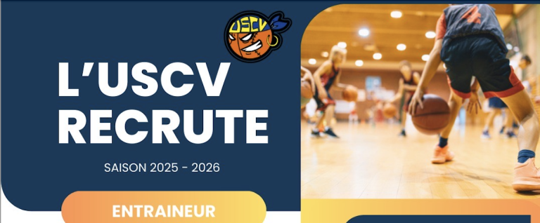 L’USCV recrute un(e) entraîneur(e) pour la prochaine saison !