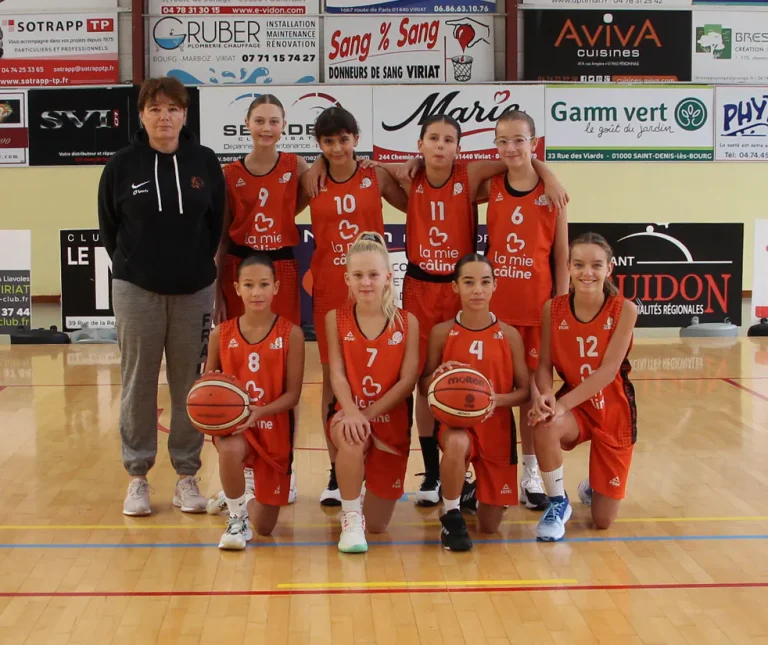 Les U13F du BC VIRIAT encore en course