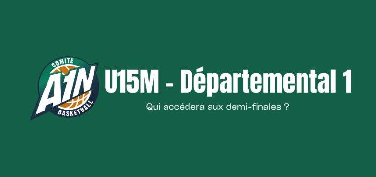 U15M D1 – Duel décisif pour la deuxième place !