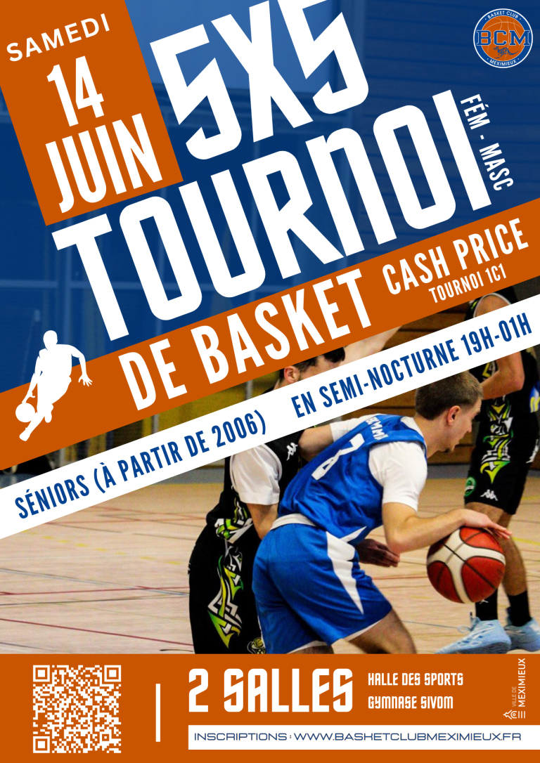 Affiche Tournoi 5x5 Séniors