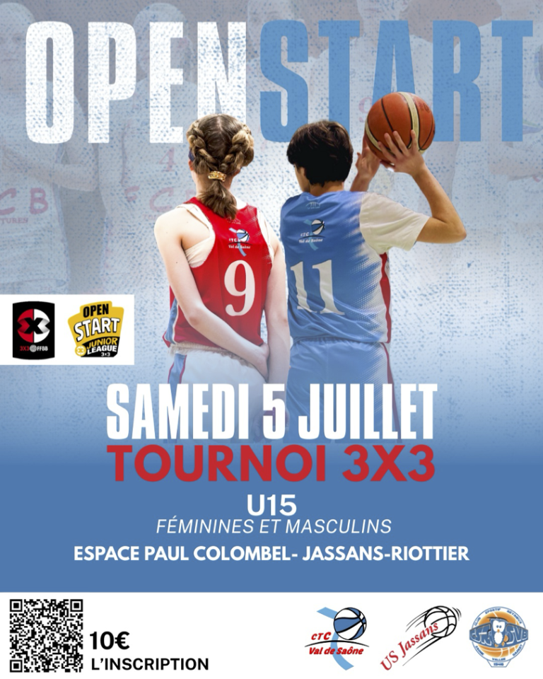 2025 05 25 Affiche Tournoi 3x3 Le 5 Juillet 2025 Open Start (publication Instagram (45))