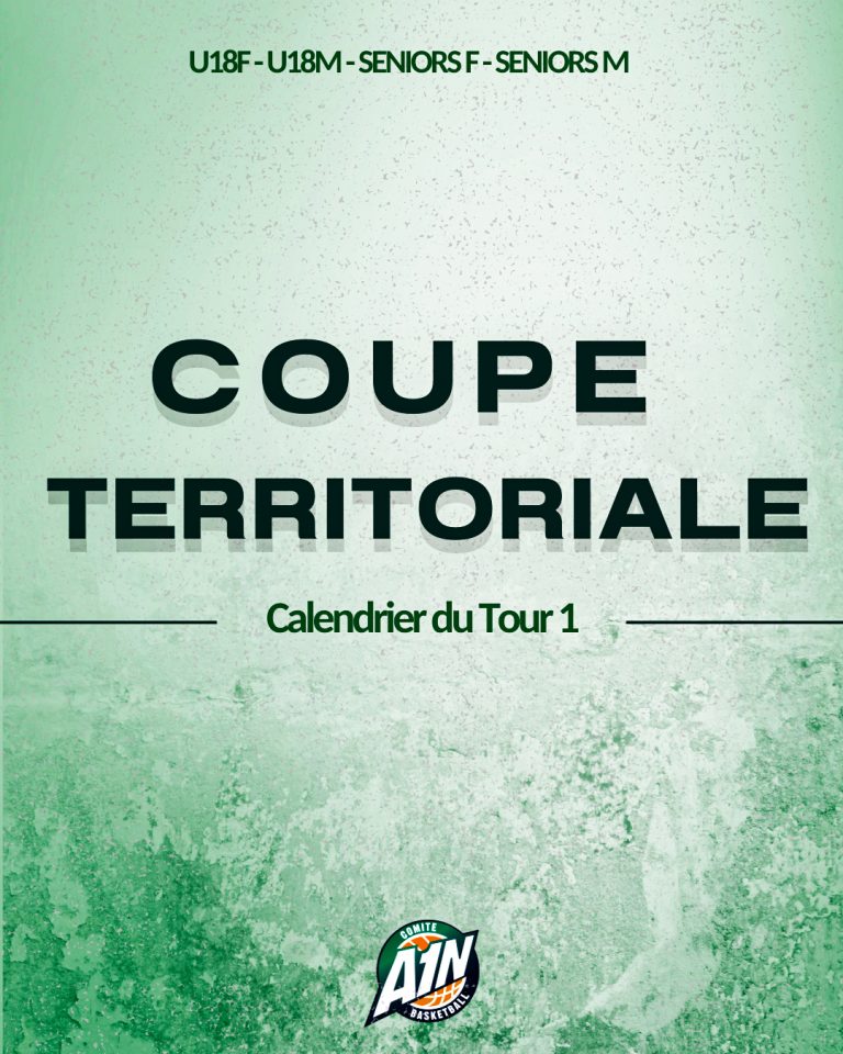 Coupe Territoriale : le coup d’envoi ce week-end !
