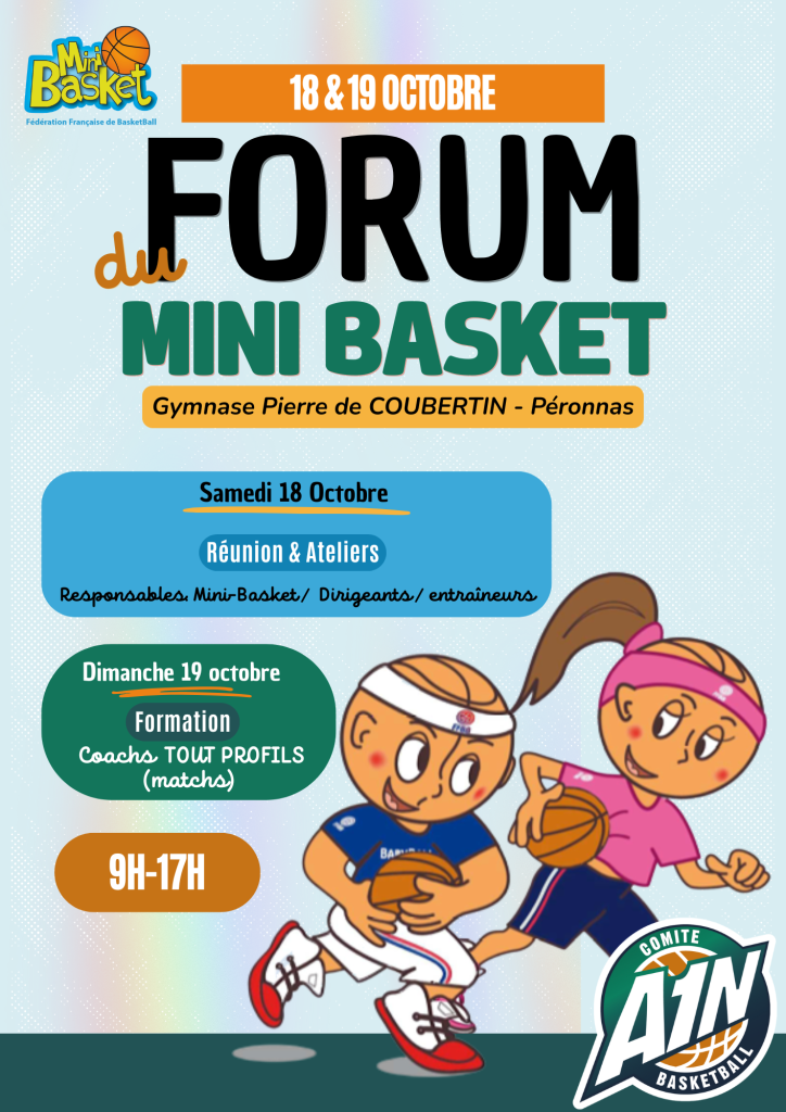 Affiche Annonce Évènement Forum Des Associations Moderne Illustré Coloré
