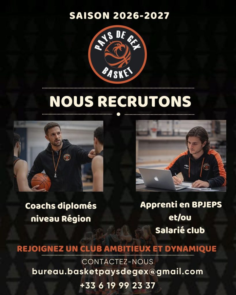 Affiche Recrutement Bpdg 2026 2027