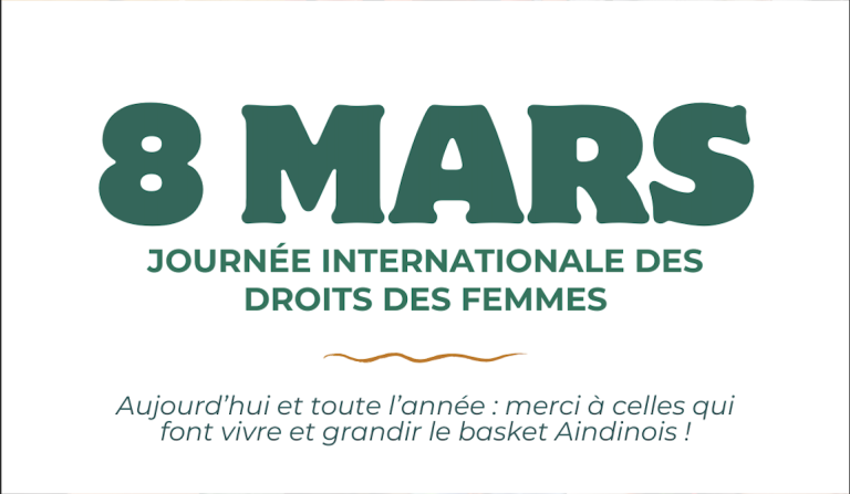 Elles font vivre le basket Aindinois