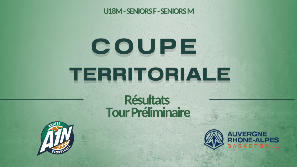 Coupe Territoriale Tour 1 Po
